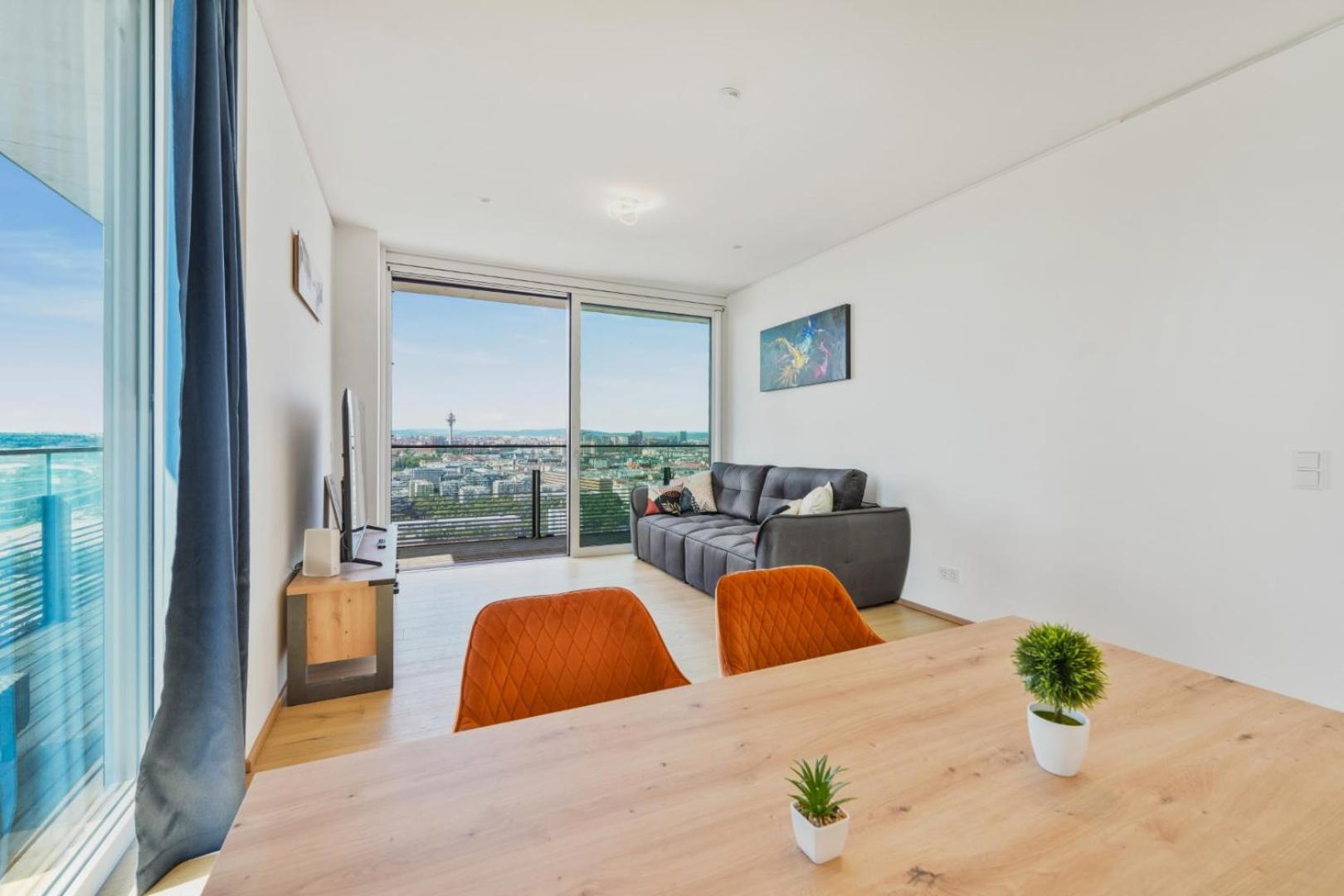 Luxury Penthouse I Rooftop Pool I Self Check-In Viena Exterior foto