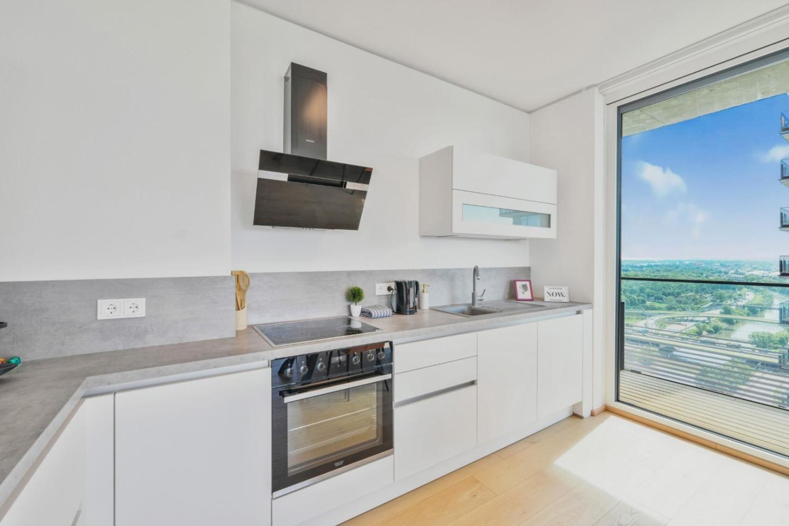 Luxury Penthouse I Rooftop Pool I Self Check-In Viena Exterior foto