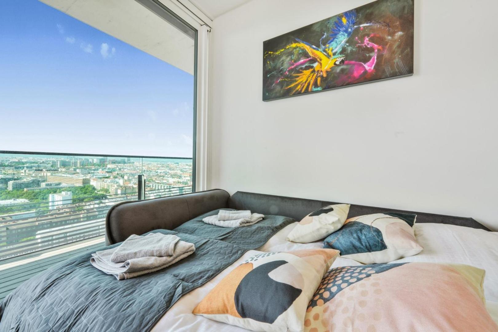 Luxury Penthouse I Rooftop Pool I Self Check-In Viena Exterior foto