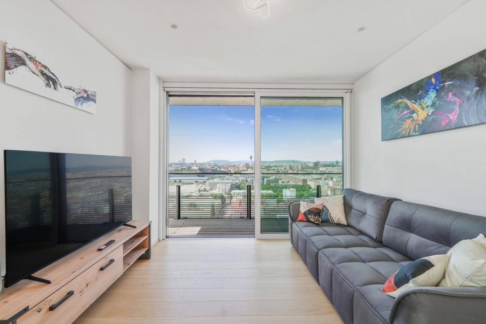 Luxury Penthouse I Rooftop Pool I Self Check-In Viena Exterior foto